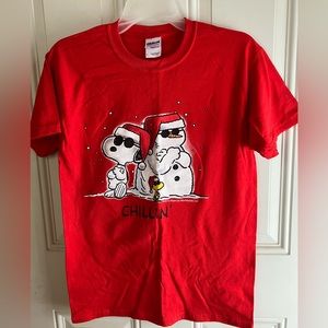 Snoopy winter t-shirt size small